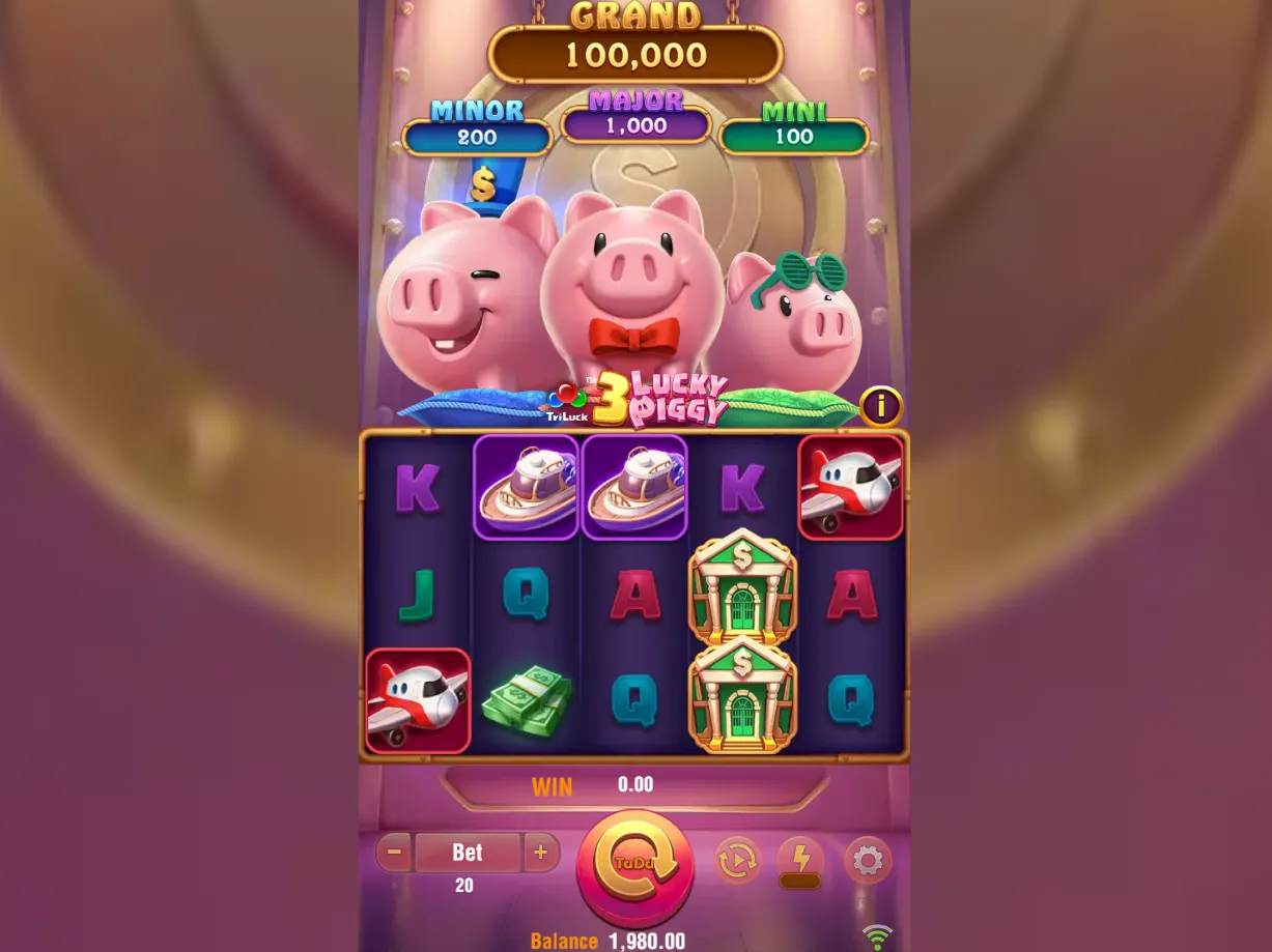3 Lucky Piggy TriLuck