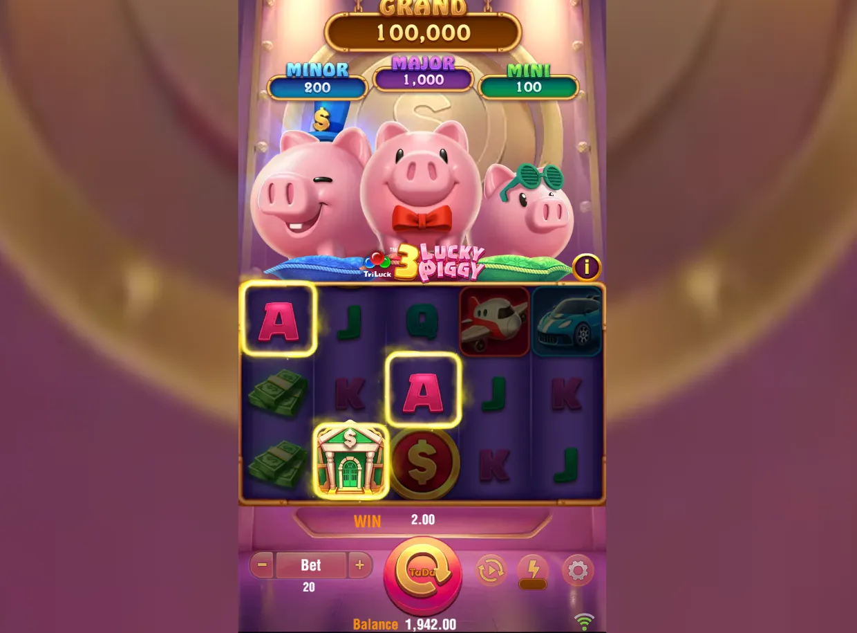 3 Lucky Piggy TriLuck demo